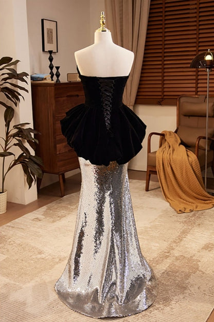 Sequins/Sparkling Mermaid Floor-length Evening Dress