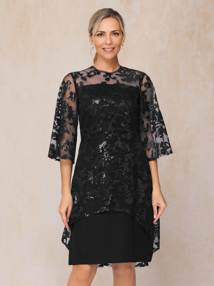 Sequins Lace Mother Of The Bride Dress