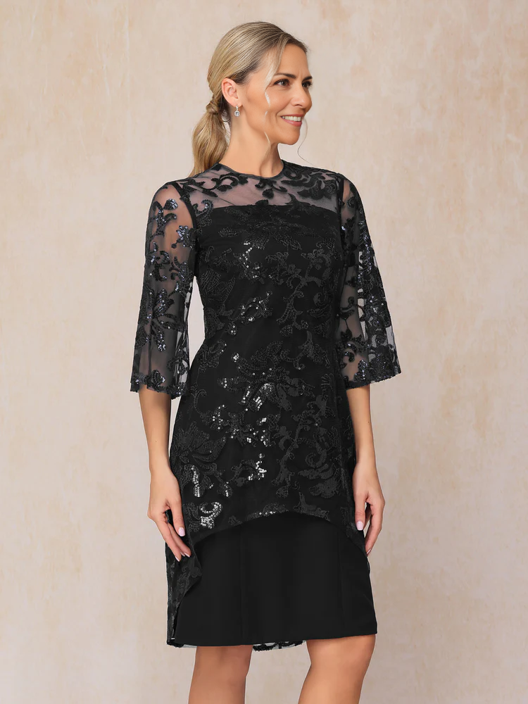 Sequins Lace Mother Of The Bride Dress