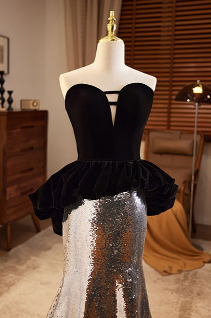 Sequins/Sparkling Mermaid Floor-length Evening Dress