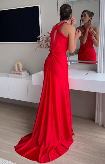 Quyihu Dresses Formal Chic Braided Hollow-Out Sleeveless Maxi Dress Stores With Prom Dresses