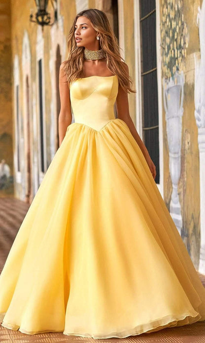 Quyihu Dresses Formal Elegant Ballgown A-line Off-the-Shoulder Floor Length Prom Dress Stores With Prom Dresses