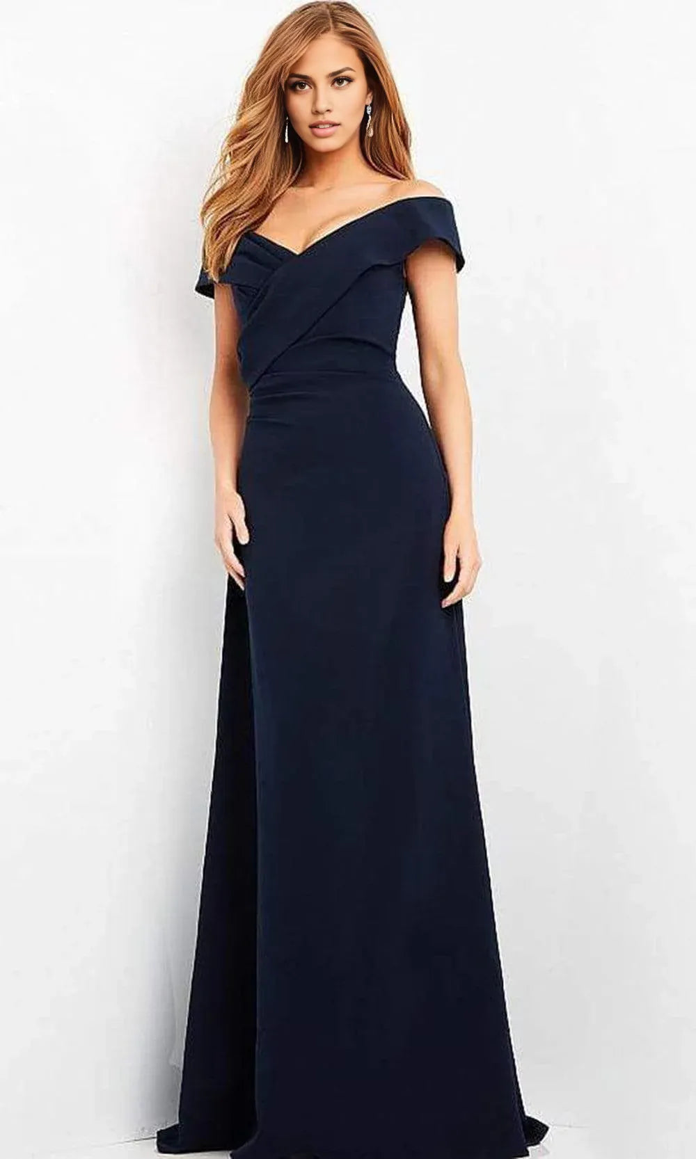 Quyihu Prom Shop Dresses Off-Shoulder A-line Mother of the Groom Gown Sleeveless Prom Dresses Formal Women's Dresses