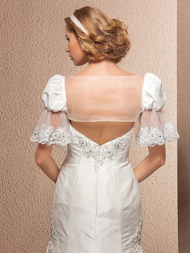 Wedding Dresses Sweetheart Neckline Court Train Taffeta Sleeveless